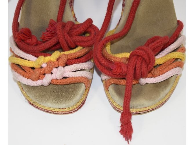 Marc Jacobs Wedge Sandals Multicolored Rope 37 Multiple colors - view 4