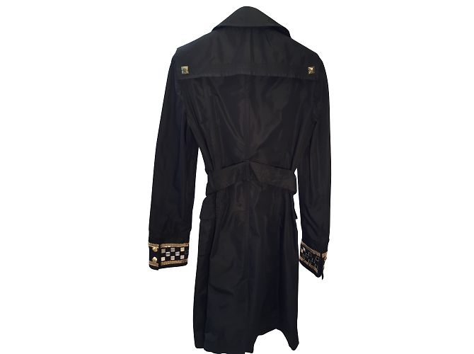 Gabardina Roberto Cavalli Negra Negro - vista 2