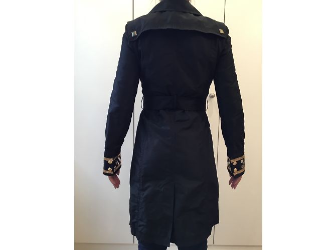 Gabardina Roberto Cavalli Negra Negro - vista 5