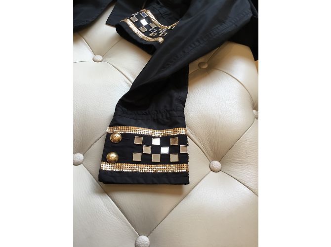 Gabardina Roberto Cavalli Negra Negro - vista 9