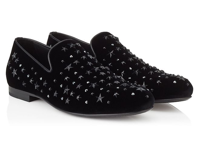 Jimmy Choo Sloane Samtschuhe Schwarz - Ansicht 10