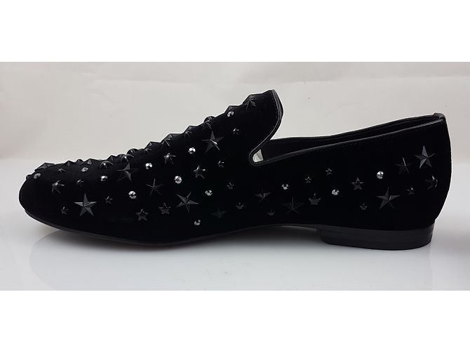 Jimmy Choo Sloane Samtschuhe Schwarz - Ansicht 6