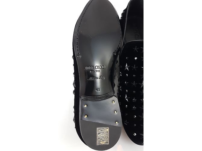 Jimmy Choo Sloane Samtschuhe Schwarz - Ansicht 8