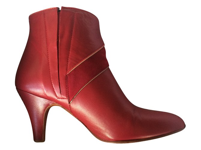 Patricia Blanchet Stivaletti Rosso - vista 2