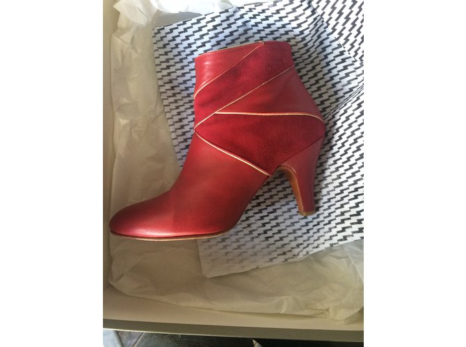 Patricia Blanchet Stivaletti Rosso - vista 3