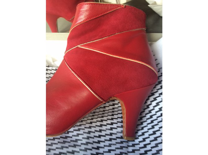 Patricia Blanchet Stivaletti Rosso - vista 5