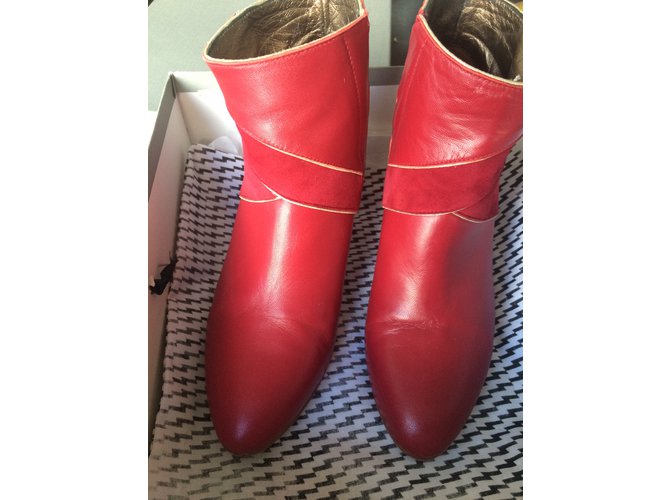 Patricia Blanchet Stivaletti Rosso - vista 8