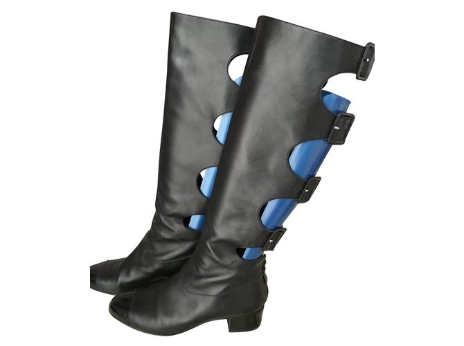 Chanel Stivali Nero - vista 2