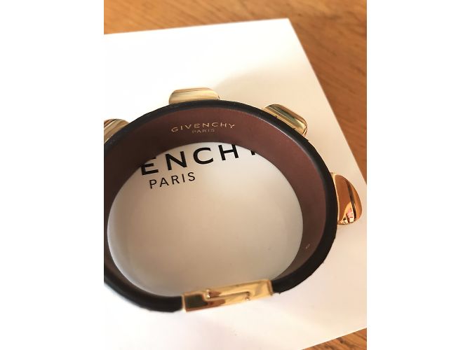 Pulsera Givenchy Mini Studs Pitón Dorado Talla S - vista 5