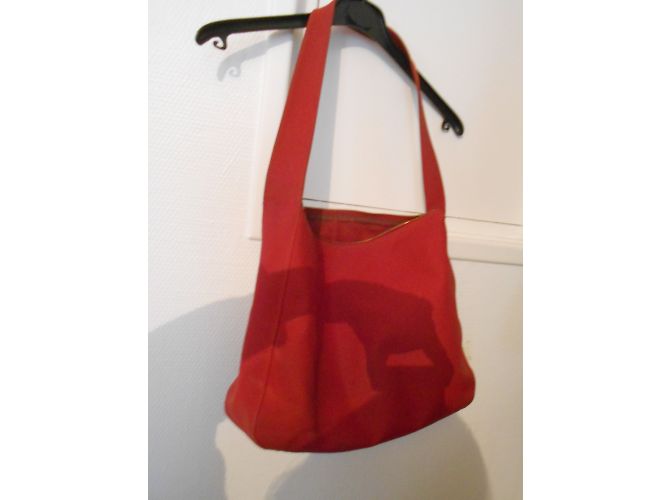 Borsa Rochas in vinile rossa Rosso - vista 4