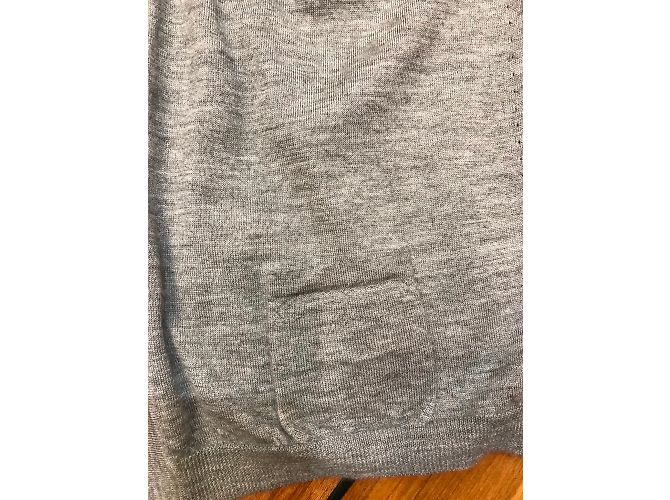 Cruciani Strickjacke aus Kaschmir und Seide Grau - Ansicht 5