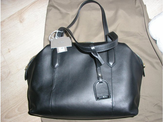 Borsa Lancel in pelle nera Nero - vista 3