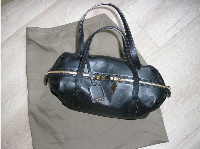 Borsa Lancel in pelle nera Nero - vista 6