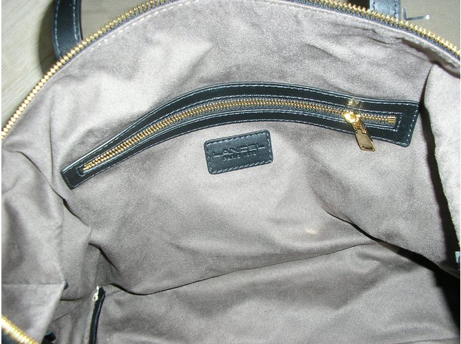 Borsa Lancel in pelle nera Nero - vista 8