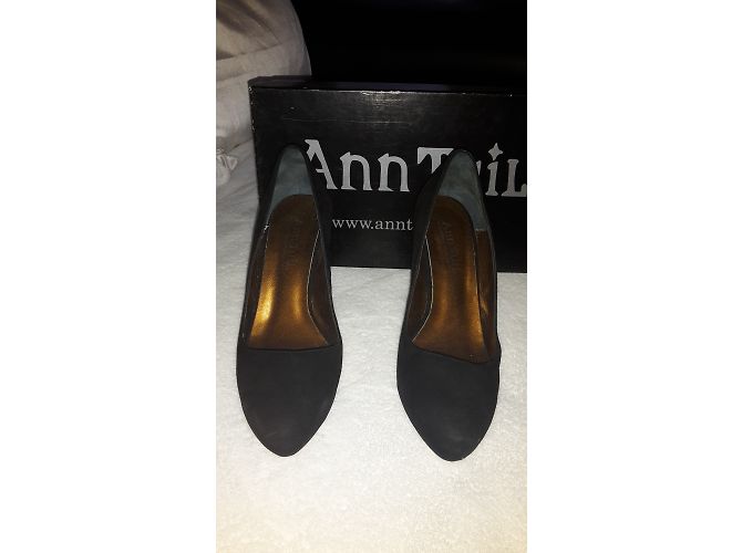Décolleté Ann Tuil in pelle di cervo nera 38 Nero - vista 4