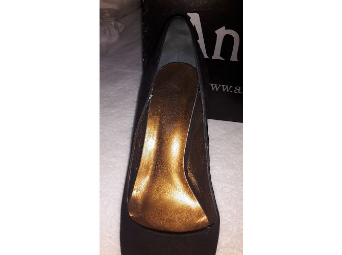 Décolleté Ann Tuil in pelle di cervo nera 38 Nero - vista 7