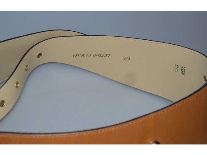 Angelo Tarlazzi Gürtel Karamell - Ansicht 4