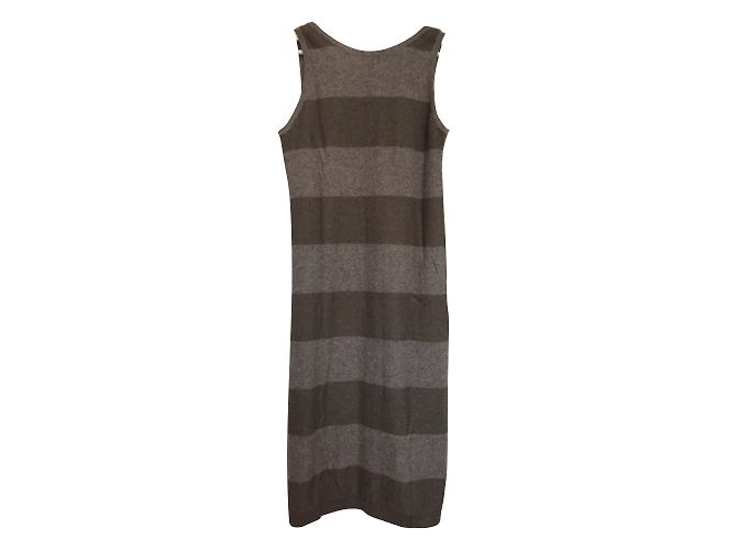 Abito Eric Bompard in cashmere e seta grigio S - vista 2