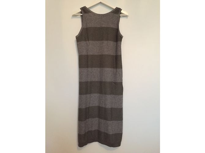 Abito Eric Bompard in cashmere e seta grigio S - vista 4