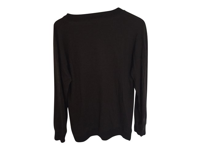 Patrizia Pepe Strickpullover Baumwolle Dunkelbraun - Ansicht 2