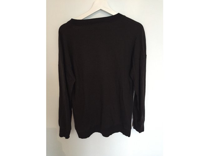 Patrizia Pepe Strickpullover Baumwolle Dunkelbraun - Ansicht 5