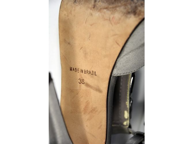 Sandali Carvela con raso e strass color Cognac - vista 9