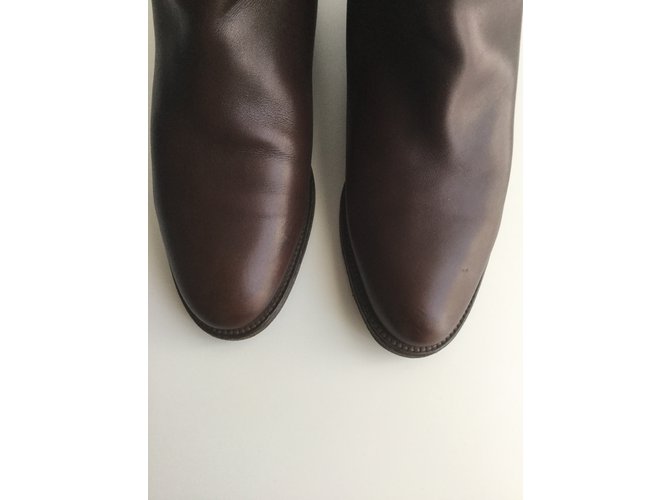 Kelly Hermès Springende Stiefel Braun - Ansicht 3