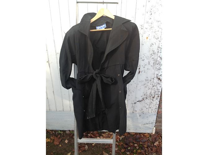 Thierry Mugler Doppelreihiges schwarzes Kleid - Ansicht 3