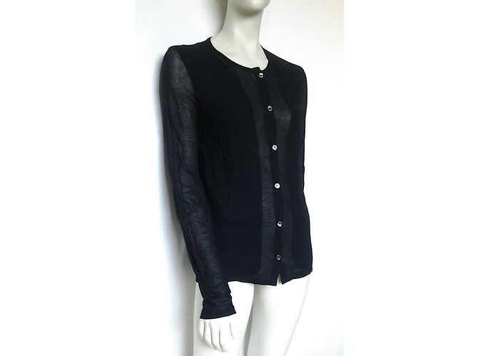 Cárdigan Helmut Lang de algodón negro - vista 3