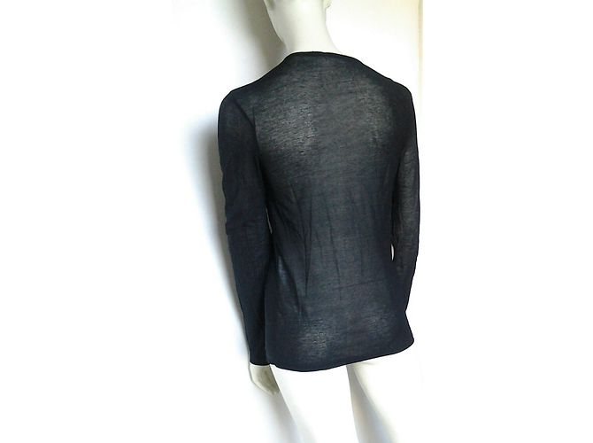 Cárdigan Helmut Lang de algodón negro - vista 4
