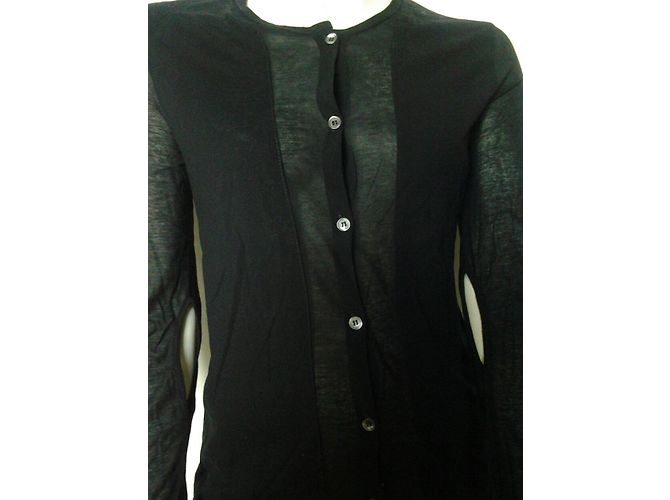 Cárdigan Helmut Lang de algodón negro - vista 5