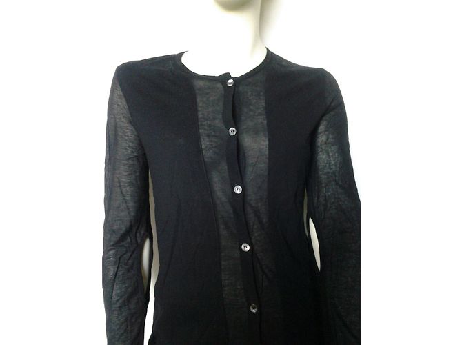 Cárdigan Helmut Lang de algodón negro - vista 7