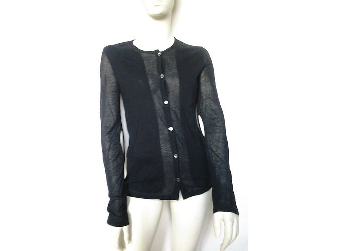 Cárdigan Helmut Lang de algodón negro - vista 8