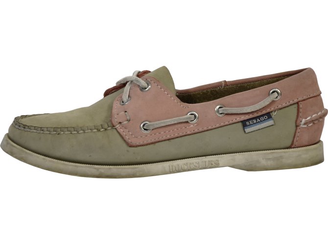 Sebago Merletti Rosa Beige - vista 2