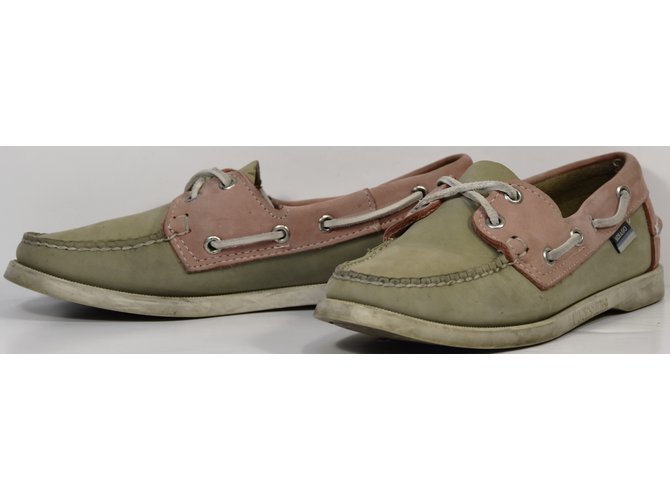 Sebago Merletti Rosa Beige - vista 3