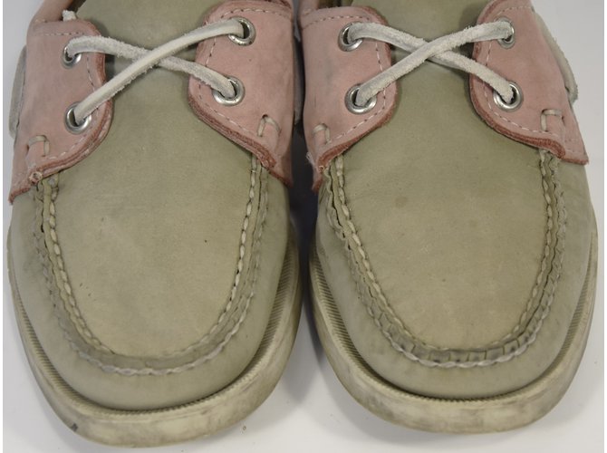 Sebago Merletti Rosa Beige - vista 4