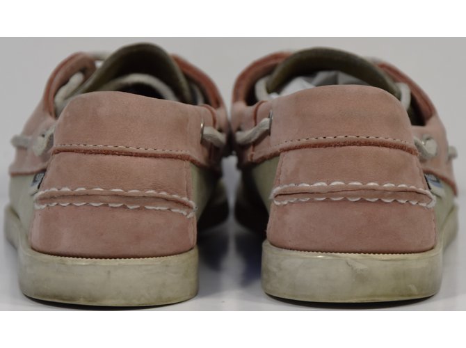 Sebago Merletti Rosa Beige - vista 6