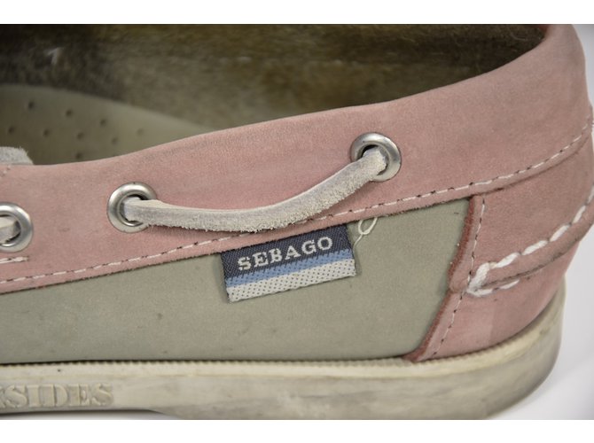 Sebago Merletti Rosa Beige - vista 8
