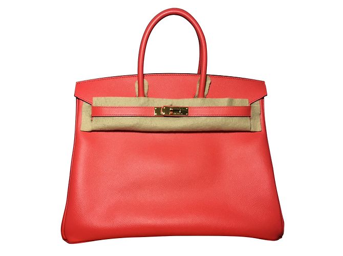 Hermès Birkin 35 pelle epsom rosa Corallo - vista 2