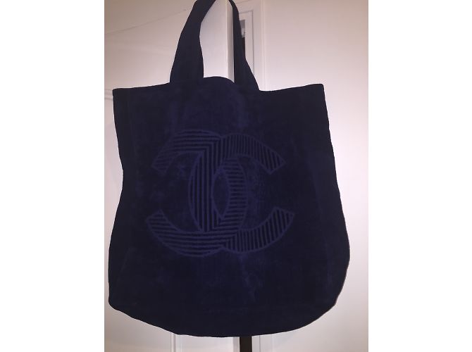 Chanel Sacolas Azul marinho - vista 3