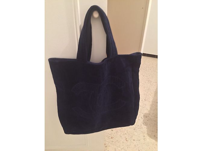 Chanel Sacolas Azul marinho - vista 5