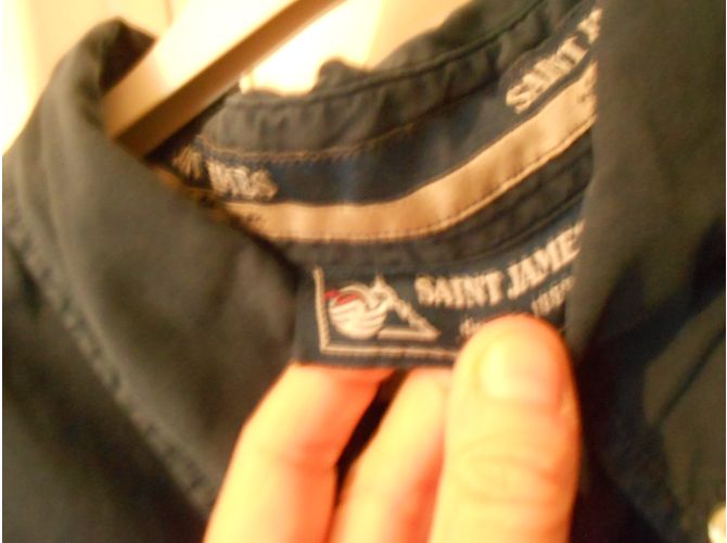 Saint James Camicia da Uomo in Cotone Blu Navy XXL - vista 2