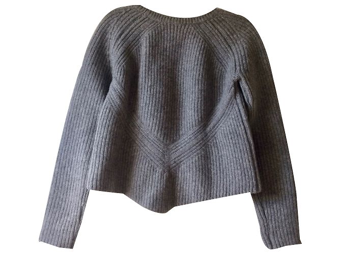 Givenchy Pull en laine gris - vue 2