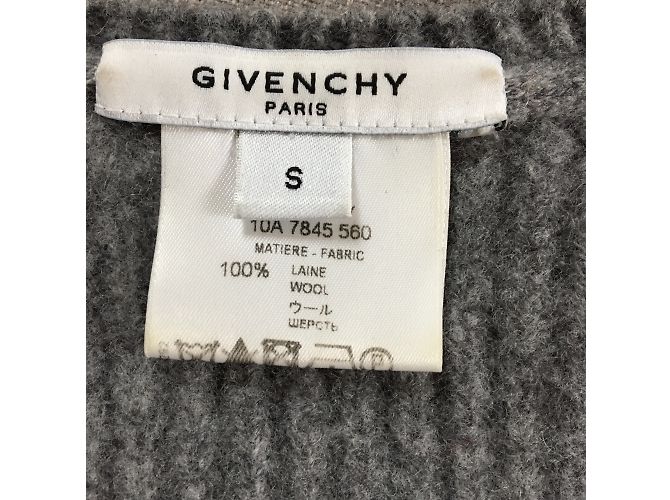 Givenchy Pull en laine gris - vue 3