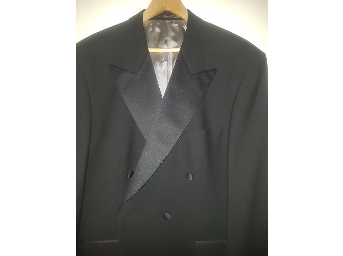 Balmain Abendjacke Schwarz Wolle 44FR - Ansicht 10