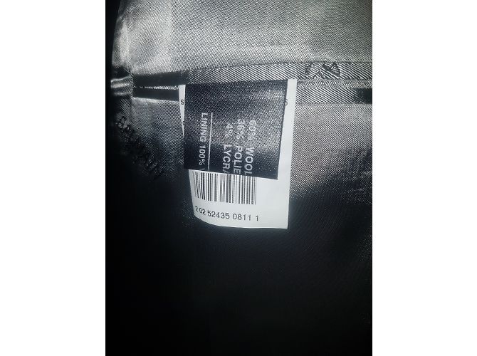 Balmain Abendjacke Schwarz Wolle 44FR - Ansicht 12