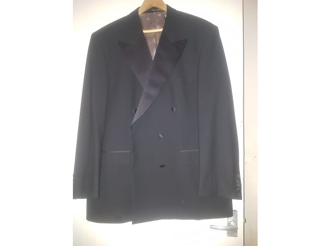 Balmain Abendjacke Schwarz Wolle 44FR - Ansicht 16