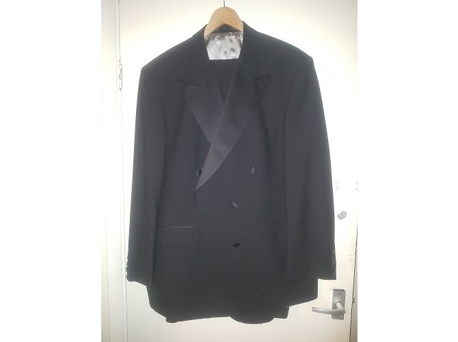 Balmain Abendjacke Schwarz Wolle 44FR - Ansicht 19
