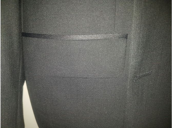 Balmain Abendjacke Schwarz Wolle 44FR - Ansicht 3