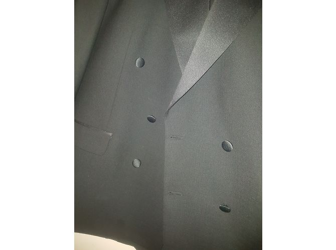 Balmain Abendjacke Schwarz Wolle 44FR - Ansicht 5